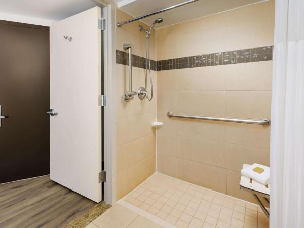 DoubleTree by Hilton Hotel New York City - Chelsea : photo 4 de la chambre chambre lit queen-size avec douche accessible en fauteuil roulant - adaptée aux personnes à mobilité réduite/non-fumeurs