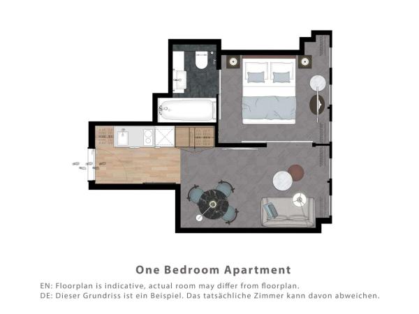 Adina Apartment Hotel Munich : photo 6 de la chambre appartement 1 chambre