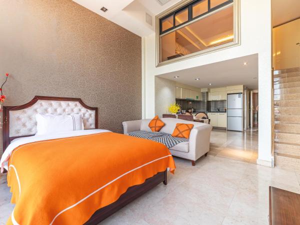 WAIFIDEN Guangzhou Grand View Golden Palace Apartment - Free shuttle bus during the Canton Fair : photo 7 de la chambre suite affaires lits jumeaux