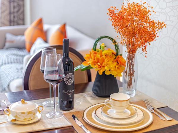 WAIFIDEN Guangzhou Grand View Golden Palace Apartment - Free shuttle bus during the Canton Fair : photo 7 de la chambre suite double affaires