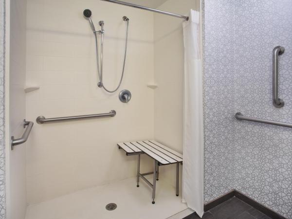 Hampton Inn & Suites Columbia/Southeast-Fort Jackson : photo 5 de la chambre chambre avec 2 lits queen-size et douche accessible en fauteuil roulant - adaptée aux personnes à mobilité réduite/malentendantes - non-fumeurs