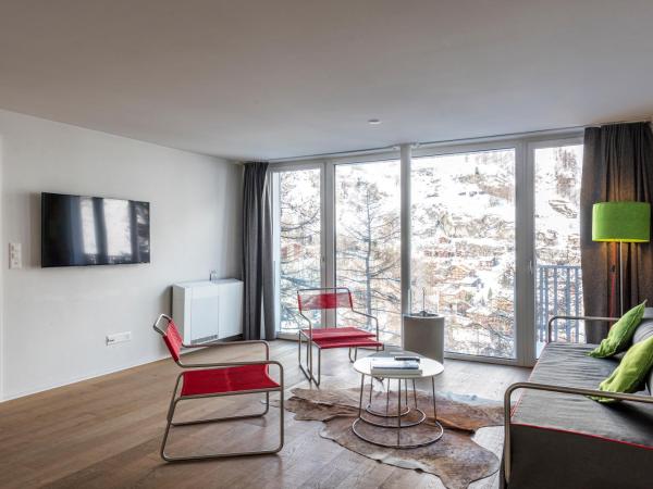 Legendär Zermatt : photo 4 de la chambre appartement de 66 m² avec balcon - vue sur mont cervin