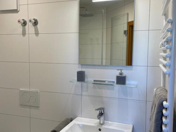 Pension am Eichenhain : photo 7 de la chambre chambre simple avec salle de bains 