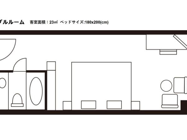 Hotel JAL City Nagano : photo 4 de la chambre chambre double - non-fumeurs 