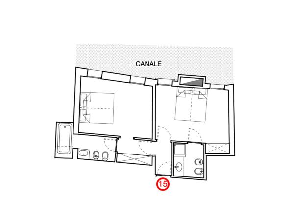 Locanda del Ghetto : photo 9 de la chambre chambre quadruple supérieure