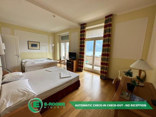 E-Rooms Minusio : photo 6 de la chambre chambre quadruple - vue sur lac