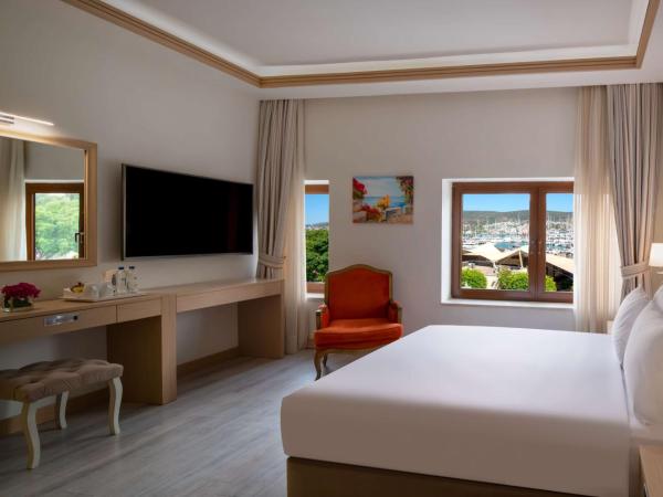 DoubleTree by Hilton Bodrum Marina Vista : photo 1 de la chambre chambre lit queen-size supérieure avec vue