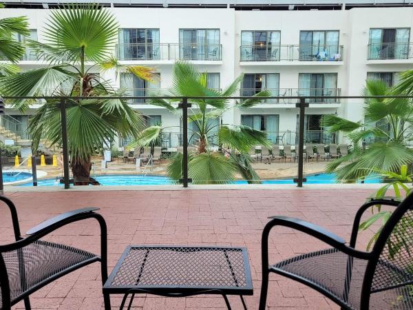 Best Western Plus Lamplighter Inn & Conference Centre : photo 1 de la chambre queen suite with sofa bed and jetted tub - patio/atrium view