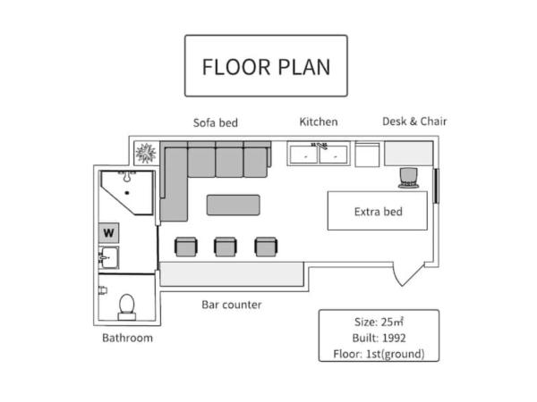 Hakugei Ryokan - Vacation STAY 30349v : photo 7 de la chambre studio