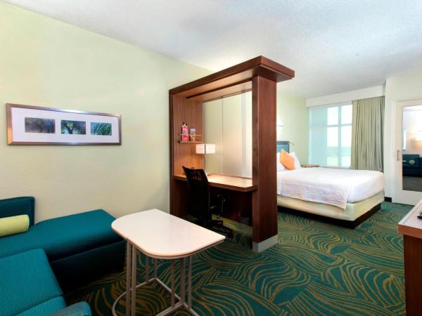 SpringHill Suites by Marriott Orlando at FLAMINGO CROSSINGS Town Center-Western Entrance : photo 3 de la chambre suite lit king-size avec canapé-lit