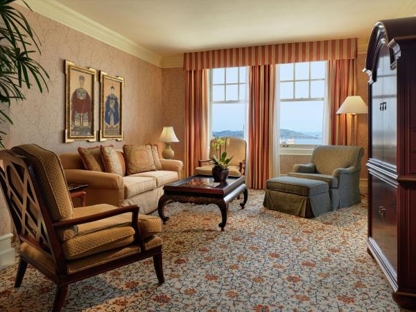 InterContinental Mark Hopkins San Francisco, an IHG Hotel : photo 7 de la chambre suite lit king-size de luxe cyril magnin