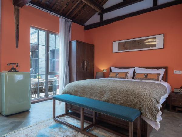 Hotel Cote Cour Beijing : photo 4 de la chambre chambre deluxe avec 2 lits queen-size