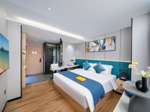 Vizhanwan Hotel Shenzhen International Convention and Exhibition Center : photo 1 de la chambre chambre lit king-size deluxe
