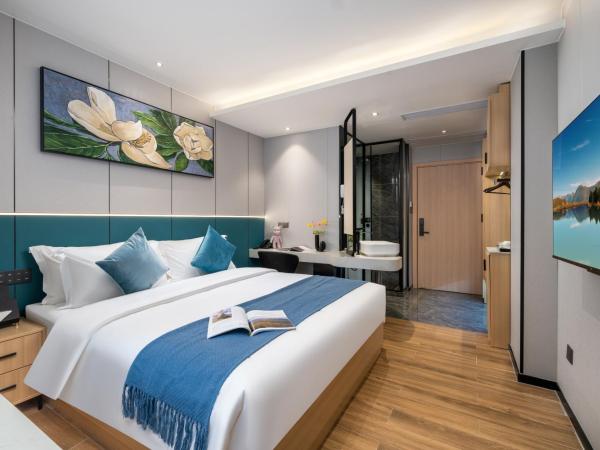 Vizhanwan Hotel Shenzhen International Convention and Exhibition Center : photo 3 de la chambre chambre lit queen-size 