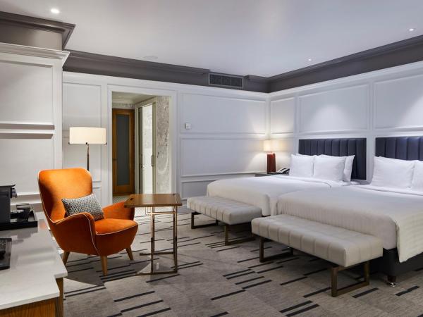 London Marriott Hotel County Hall : photo 1 de la chambre chambre deluxe avec 2 lits doubles