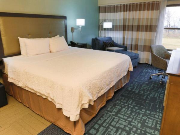 Hampton Inn & Suites Nashville-Airport : photo 2 de la chambre chambre lit king-size avec douche - non-fumeurs