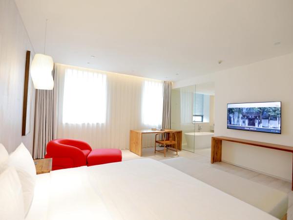 Chengdu Chengshe Hotel - Wenjiang University Town Southwest Caida Branch : photo 4 de la chambre chambre lit queen-size deluxe