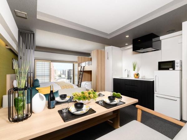 MIMARU Kyoto Station : photo 2 de la chambre city view family apartment (sofa-bed) for 5