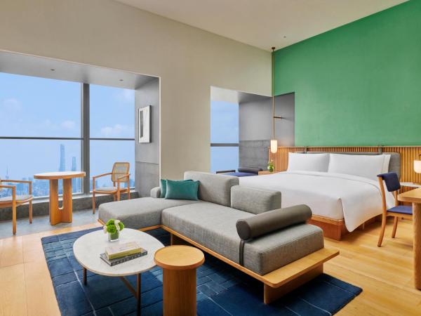 Artyzen NEW BUND 31 Shanghai Qiantan : photo 1 de la chambre studio lit queen-size de luxe