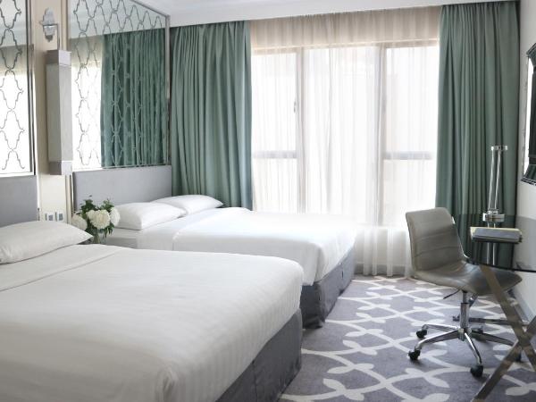 Dorsett Wanchai, Hong Kong : photo 2 de la chambre chambre familiale quadruple de luxe avec 2 lits queen-size