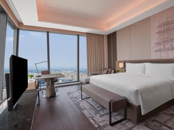 JW Marriott Hotel Xi'an : photo 5 de la chambre chambre lit king-size avec vue panoramique