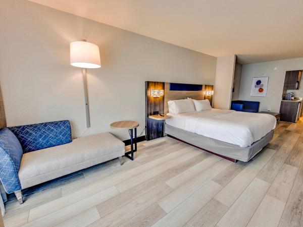 Holiday Inn Express Hotel & Suites Ohio State University- OSU Medical Center, an IHG Hotel : photo 7 de la chambre chambre lit king-size - douche à l'italienne accessible aux personnes à mobilité réduite