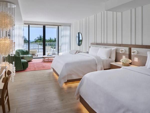 W South Beach : photo 5 de la chambre suite studio fabuleuse 1 chambre 2 lits queen-size avec balcon - vue sur océan