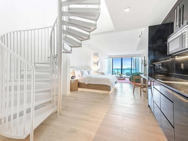 W South Beach : photo 6 de la chambre suite mga en duplex - tage infrieur - ct ocan