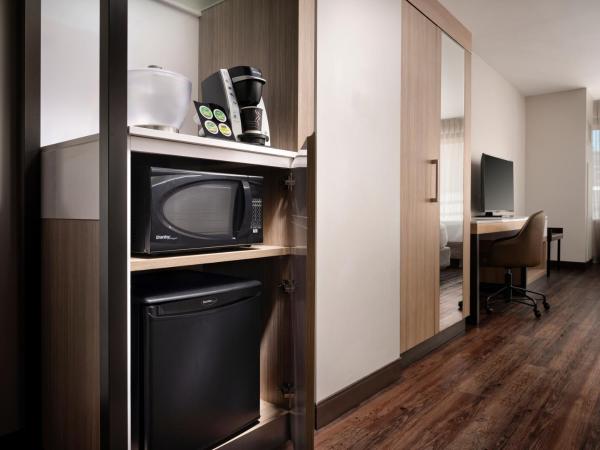 SpringHill Suites by Marriott New Orleans Downtown/Canal Street : photo 2 de la chambre chambre lit queen-size avec canapé-lit - vue panoramique sur ville