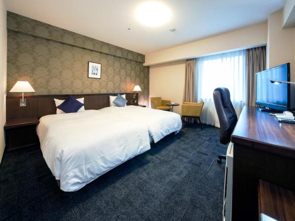 Daiwa Roynet Hotel Kobe Sannomiya : photo 2 de la chambre chambre lits jumeaux hollywood - fumeurs