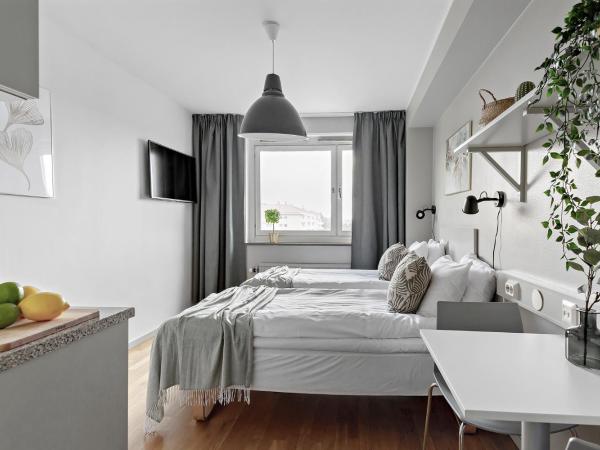 Forenom Aparthotel Stockholm Alvik : photo 2 de la chambre chambre lits jumeaux standard