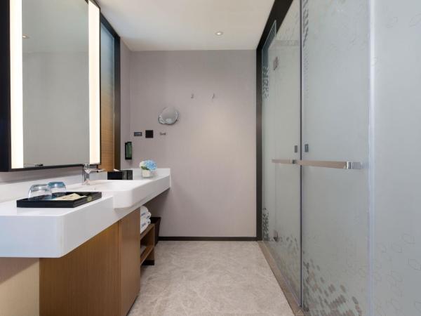 Hampton by Hilton Hangzhou Zhuantang Academy of Fine Arts : photo 3 de la chambre chambre lit king-size supérieure avec vue sur la montagne