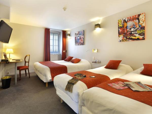 Hôtel Les Tilleuls, Bourges : photo 1 de la chambre chambre quadruple