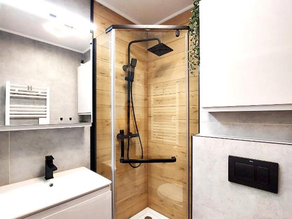 Royal Smart Apartments Cracow : photo 4 de la chambre chambre double avec salle de bains privative