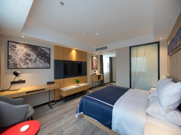 LanOu Hotel Wuxi Anzhen East High-Speed Railway Station : photo 1 de la chambre lanou double room