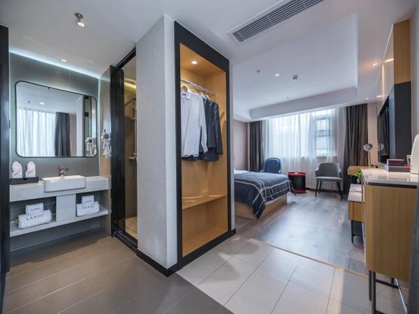 LanOu Hotel Wuxi Anzhen East High-Speed Railway Station : photo 1 de la chambre chambre double supérieure
