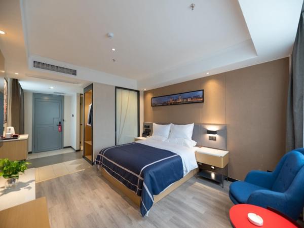 LanOu Hotel Wuxi Anzhen East High-Speed Railway Station : photo 3 de la chambre chambre double supérieure