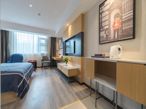 LanOu Hotel Wuxi Anzhen East High-Speed Railway Station : photo 4 de la chambre chambre double supérieure