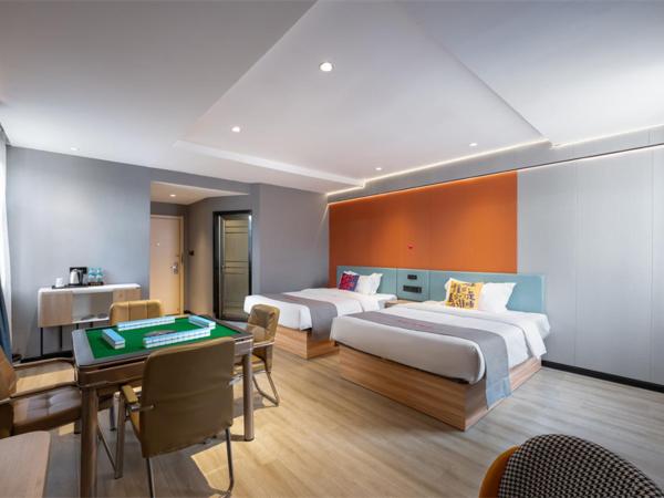 Junyi Hotel Wuhan Liuduqiao Subway Station : photo 5 de la chambre twin room with mahjong 