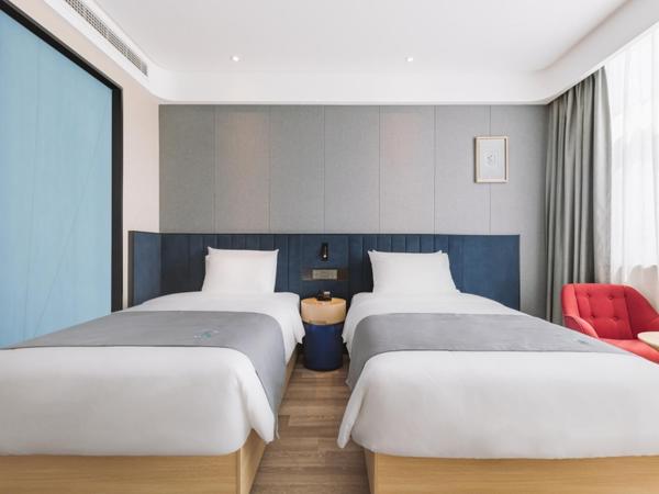 LanOu Hotel Qingdao West Station Haixi Road : photo 5 de la chambre chambre lits jumeaux deluxe