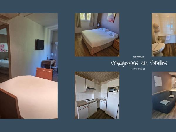 Kyriad Hotel Montpellier Centre Antigone : photo 8 de la chambre chambre standard 2 lits simples et 1 canapé