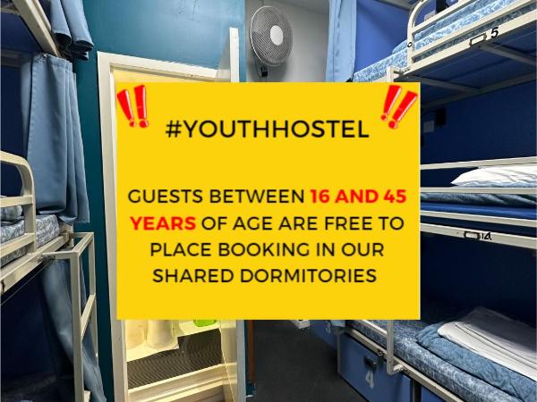 Smart Hyde Park Inn Hostel : photo 2 de la chambre lit dans dortoir mixte de 6 lits avec salle de bains privative