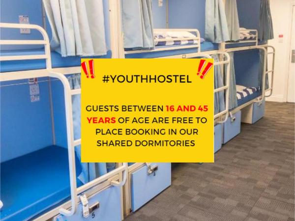 Smart Russell Square Hostel : photo 2 de la chambre lit simple dans dortoir mixte 6 lits avec salle de bains privative