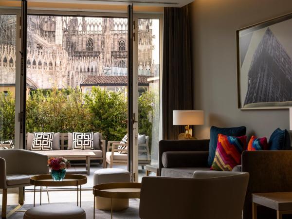 Rosa Grand Milano - Starhotels Collezione : photo 1 de la chambre penthouse 1 chambre avec terrasse – vue sur dôme