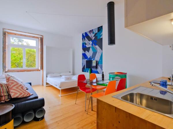 Chiado Arty Flats : photo 10 de la chambre appartement 1 chambre avec terrasse - vue sur ville