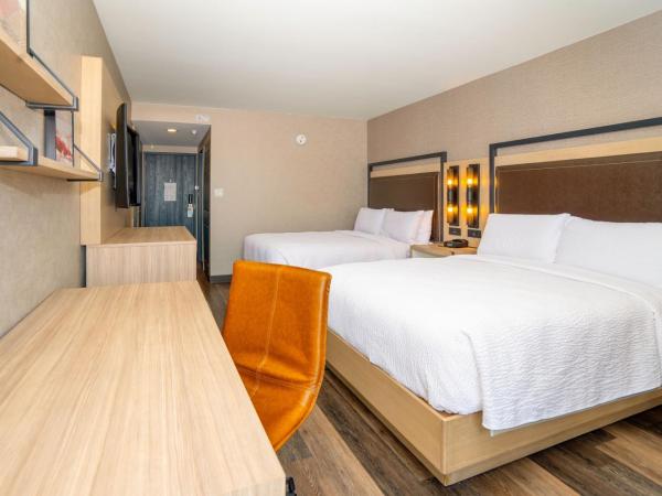 Four Points Marriott Salt Lake City Airport : photo 8 de la chambre chambre 2 lits queen-size - accessible aux malentendants