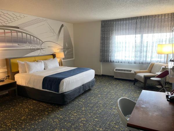 Saint Louis Airport Hotel : photo 6 de la chambre chambre lit king-size supérieure