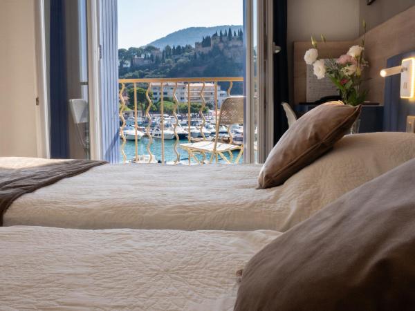 Hotel Le Golfe : photo 5 de la chambre chambre double ou lits jumeaux supérieure - vue sur mer