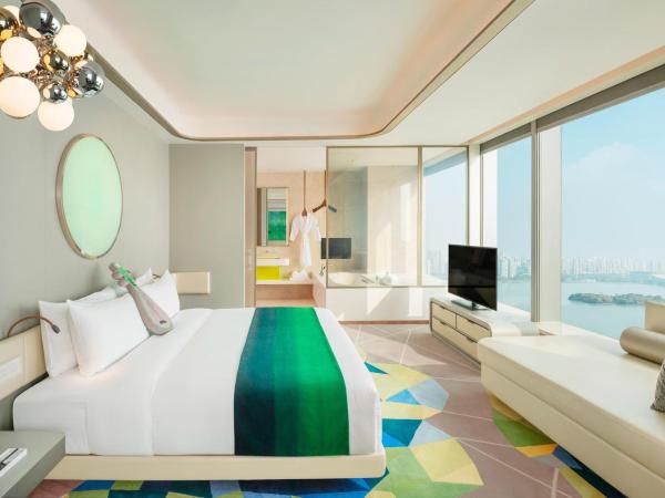 W Suzhou - Jinji Lake : photo 3 de la chambre suite 1 chambre merveilleuse avec 1 lit king-size - vue sur lac jinji