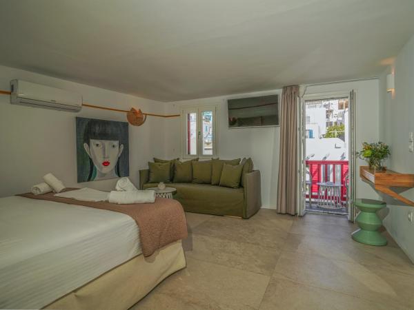 23 Hotel Mykonos : photo 5 de la chambre suite deluxe avec lit king-size